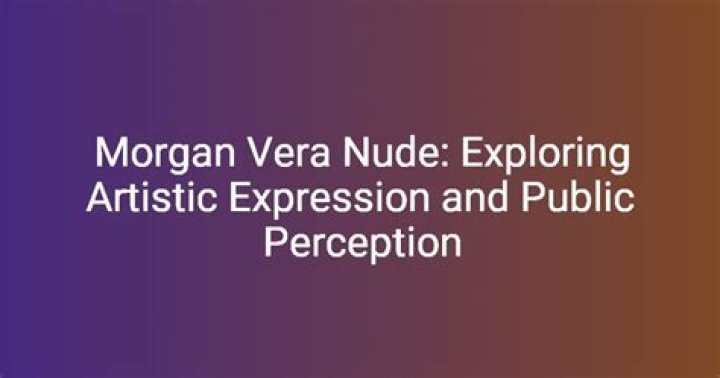 Artistic Expression And Public Perception