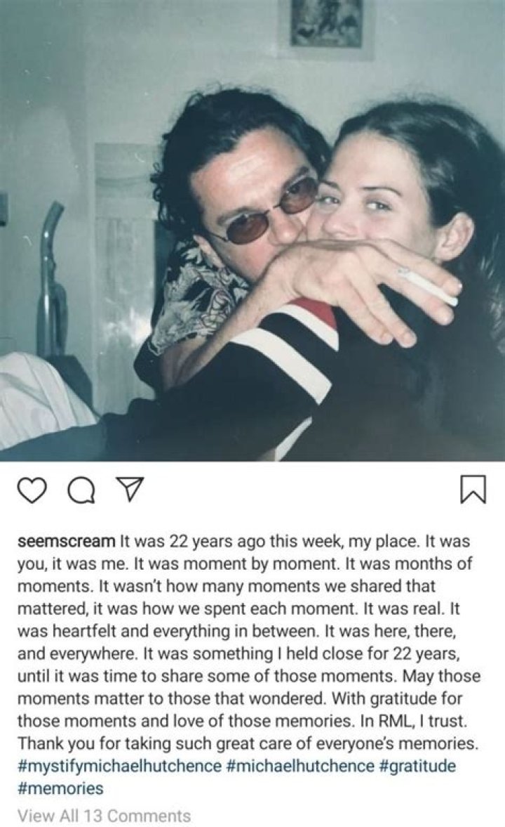 Exploring The Relationship Between Erin Hamilton And Michael Hutchence