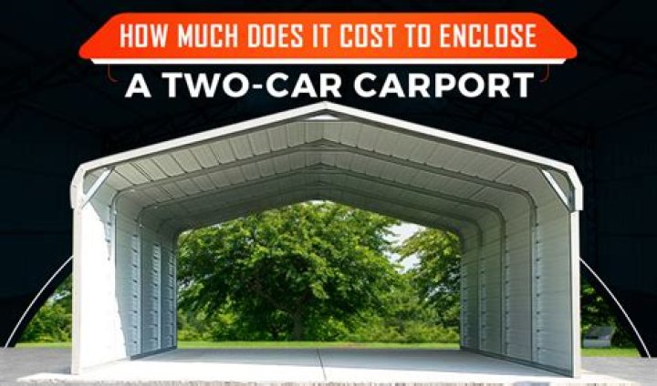 How much does it cost to enclose a carport into a garage? ·
