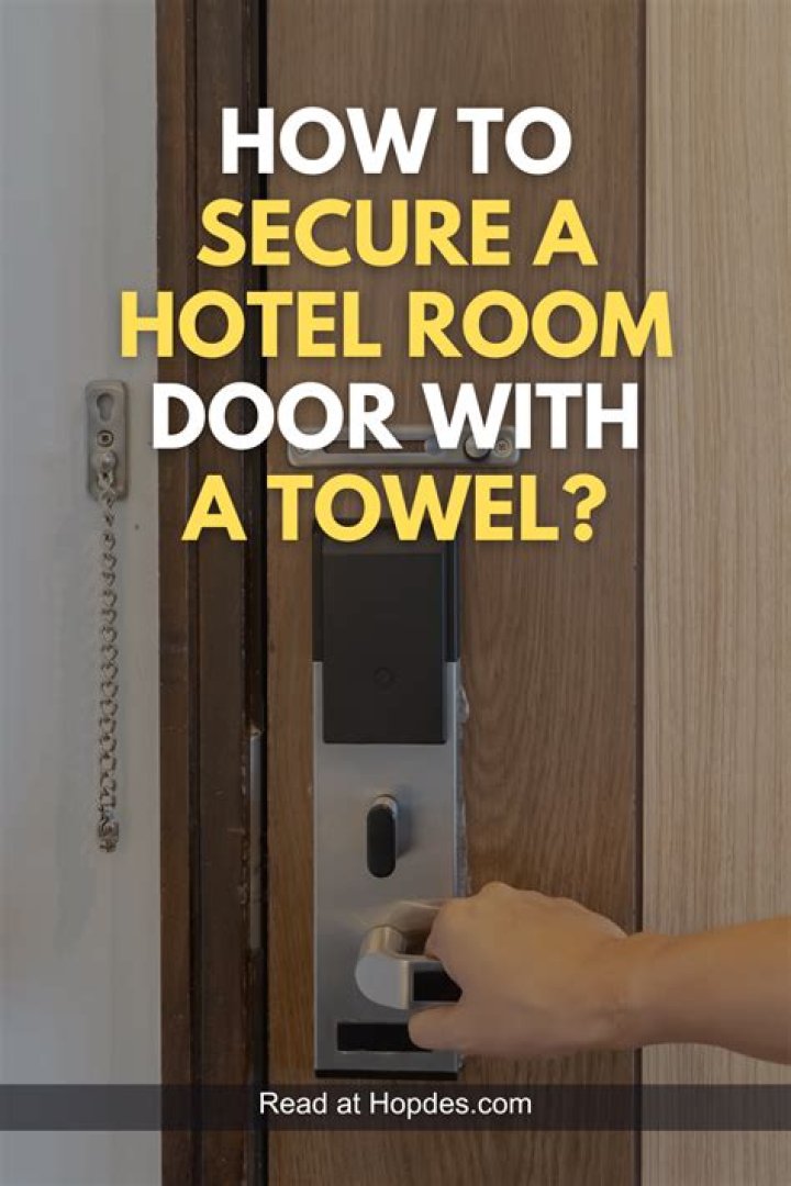 How To Secure Your Door With Just A Hanger
