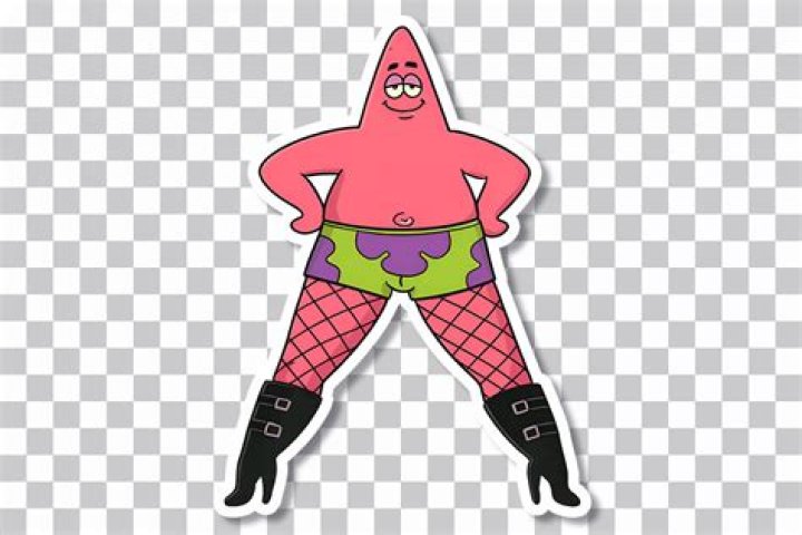 Patrick Star In Fishnet Tights