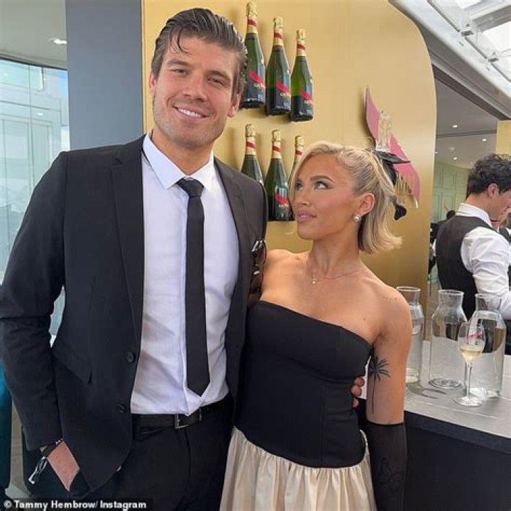 Reece Hawkins and new beau London Goheen share public kisses after split! Ex-Tammy Hembrow says I