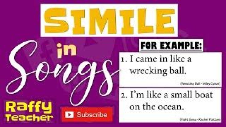 Songs With Similes | Popnable ·