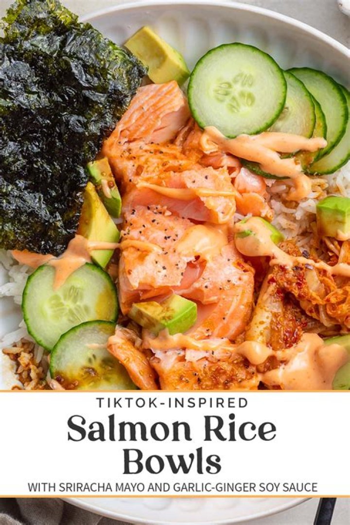 TikTok Is Obsessed With Emily Mariko's Salmon Rice Bowl Here's How to Make It!
