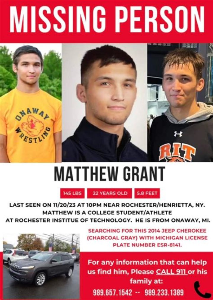 Unraveling The Mystery: Matthew Grant Missing RIT