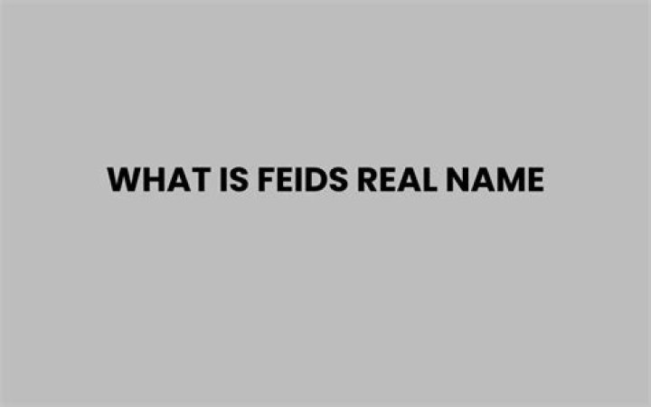 Unveiling The Real Identity Behind Feid: Discoveries And Insights Await