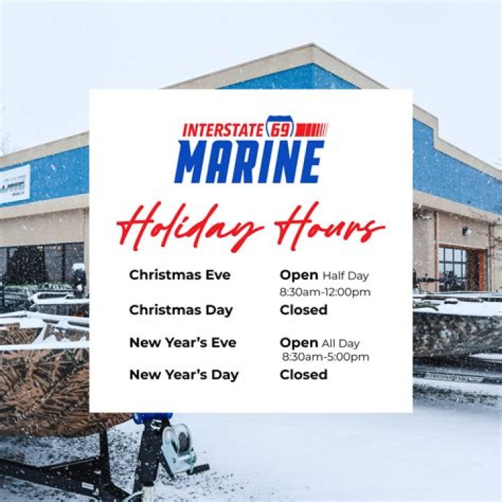 West Marine Holiday Hours Open & Close