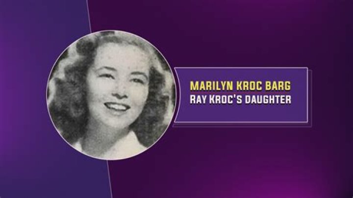 Who is Ray Kroc daughter Marilyn Kroc Barg?